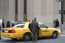 NYC Taxi at Exchange and Broadway