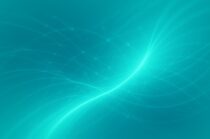 Abstract turquoise network